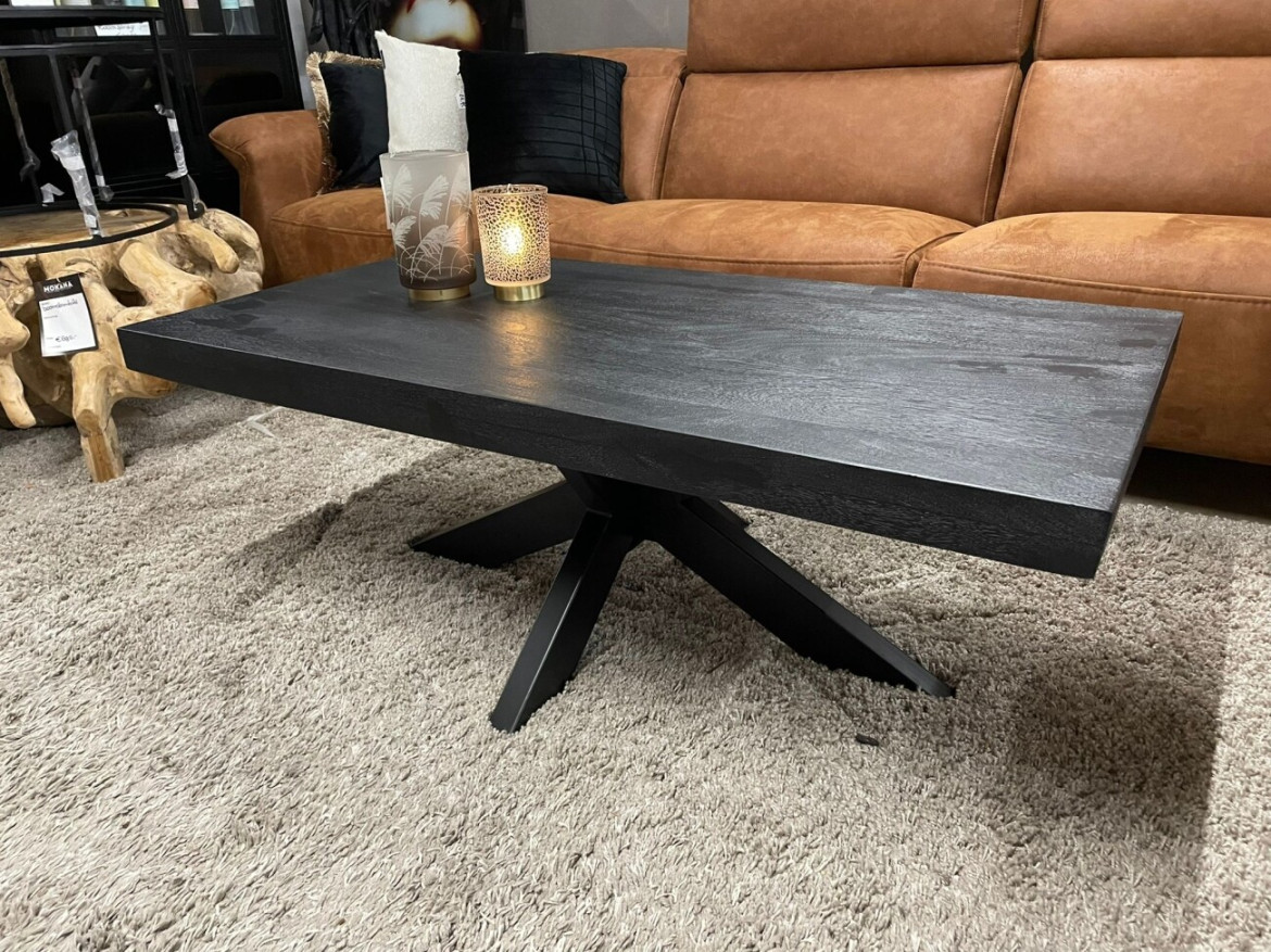 Couchtisch mango Holz Schwarz von Mokana Mobelhaus